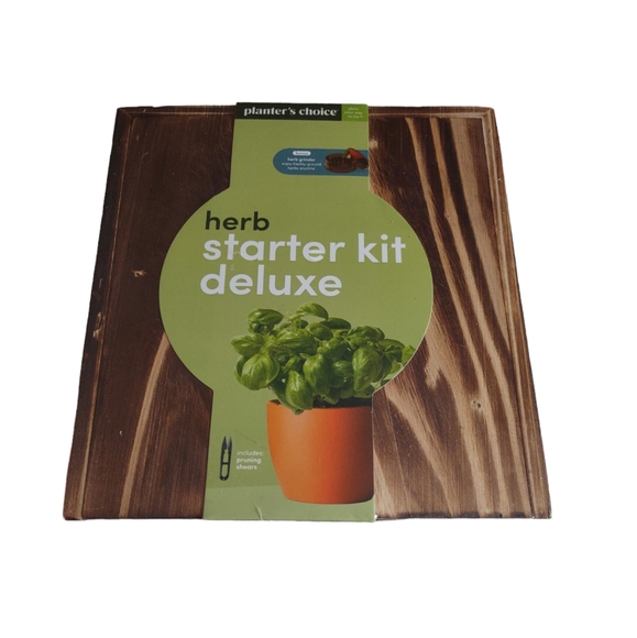 Planter's Choice Herb Starter Kit Deluxe New Sealed In Box - Picture 1 of 9